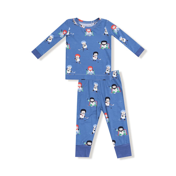 Snow Folks Ice Hockey Bamboo Loungewear Set
