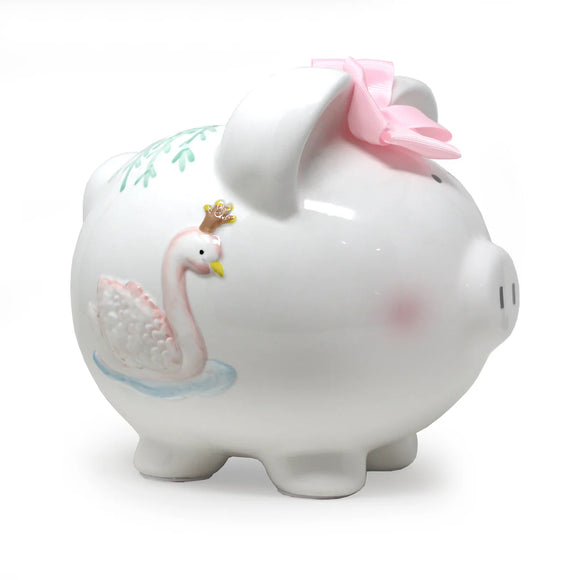 Swan  Princess Piggy Bank