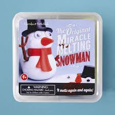 The Original Miracle Melting Snowman in Gift Box with Countertop Display - Putty/Plastic