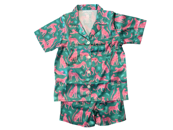 Satin Pajamas / cheetah