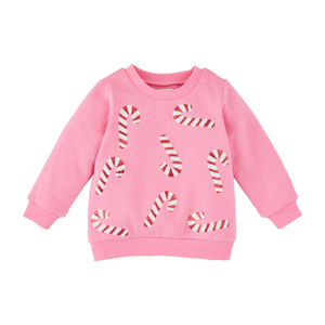 Sequins Candy Cane Sweatshirt