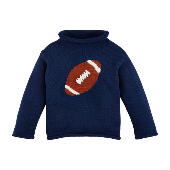 FOOTBALL ROLLNECK SWEATER