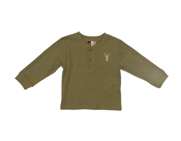 Henley Shirt- Deer
