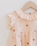 Heart Embroidery Charlotte Dress