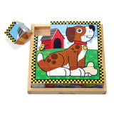 Pets Wooden Cube Puzzle