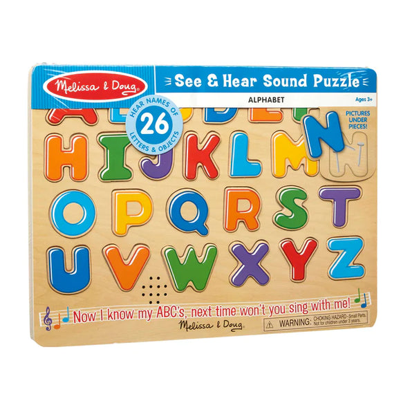 See and Hear Sound Puzzle Alphabet