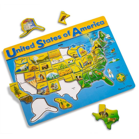 United States of America Wooden Jigsaw Puzzle