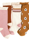 Golden Girl Knee High Socks- 3 pack