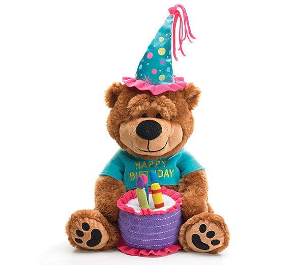 Plush Happy Birthday Bear