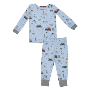 Big Red Barn Long Sleeve Pajama Set