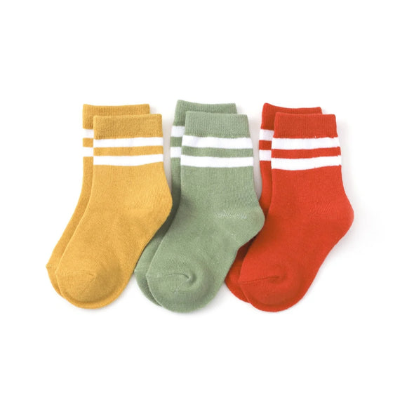 Stripe Midi Socks- 3 Pack