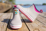 Pink Ankle Buoy Boots