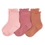 Lettuce Edge Midi Socks- 3 Pack