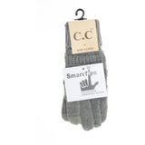 CC Beanie Cable Knit Gloves