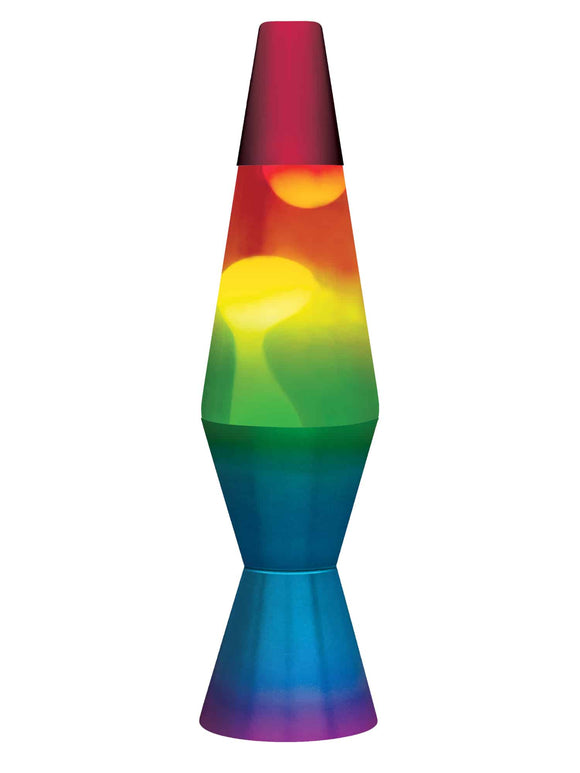 11.5” Rainbow Lava Lamp
