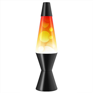 14.5” Tricolor Wax with Black Base Lava Lamp