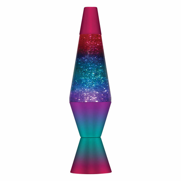 14.5” Berry Glitter Lava Lamp