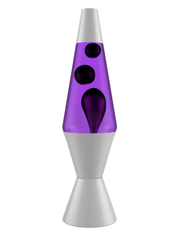 14.5” Purple Liquid with Aluminum Base Lava Lamp