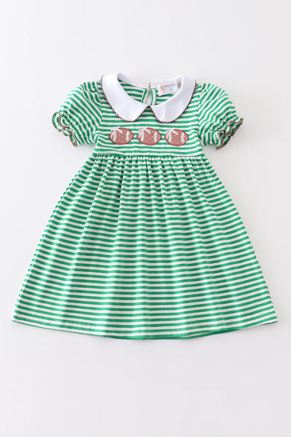 Green Stripe Football Dress