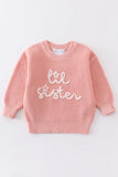 Lil Sister Hand-Embroidered Sweater