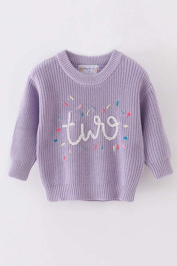 Two Embroidered Sweater