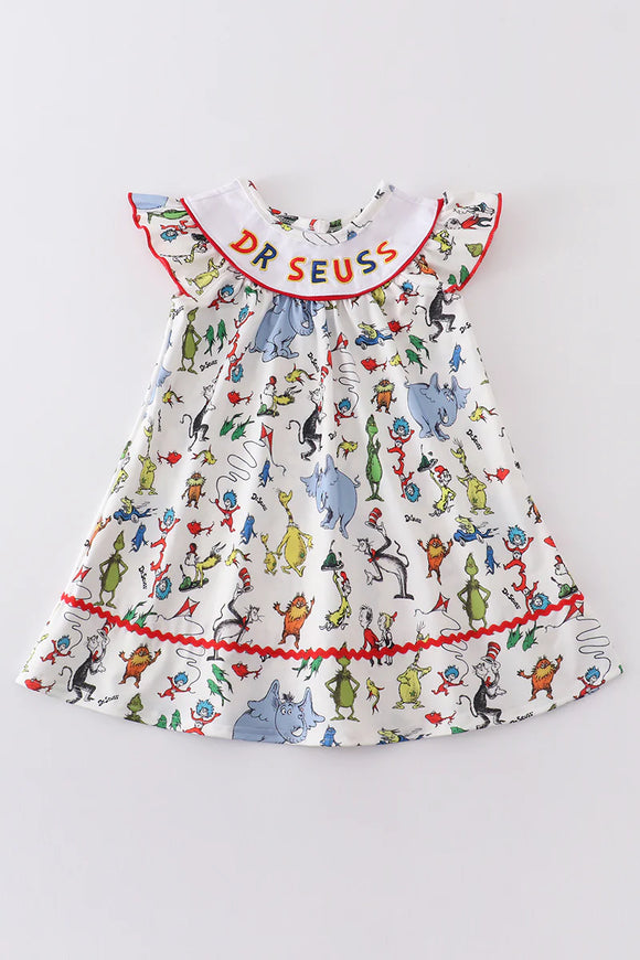 Dr. Seuss Embroidered Dress