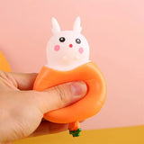 Bunny in a Carrot Squeeze Toy