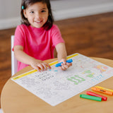 Learning Mat Crayons