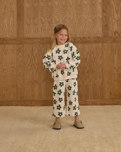 Daisy Wide Leg Sweat Set