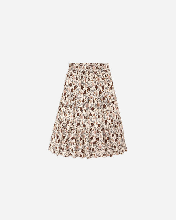 Posy Ruffle Midi Skirt