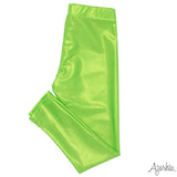 Lime Green Shimmer Leggings