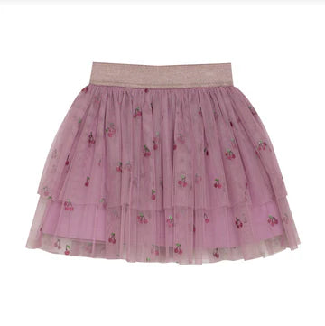 Cherry Tulle Skirt