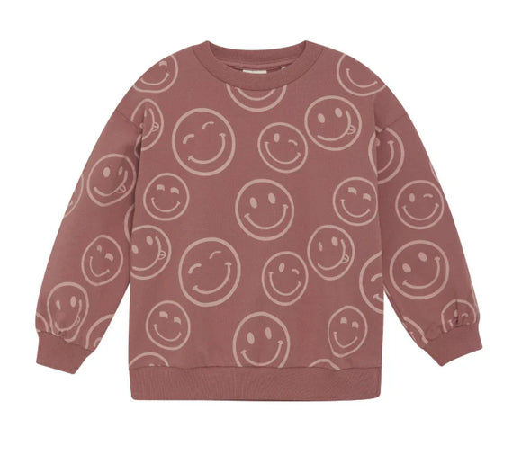 Smiley Face Sweatshirt with Legging Set