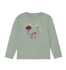 Flower Shirt with Legging Set