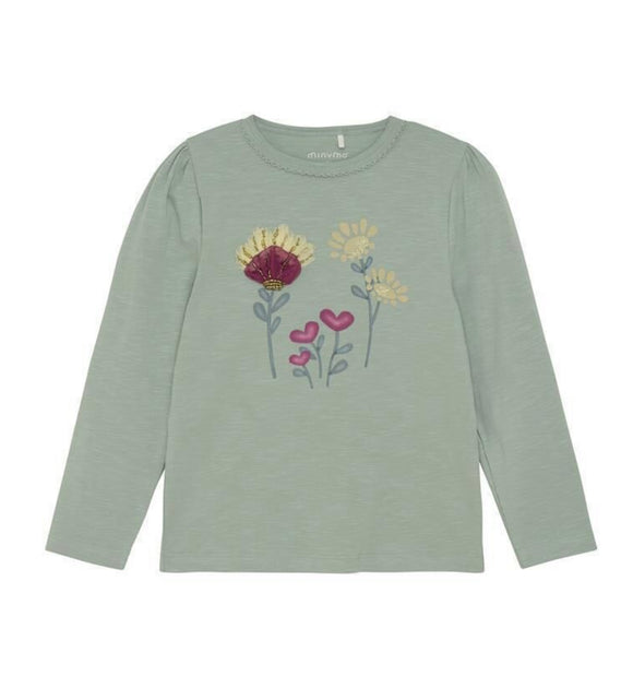 Flower Shirt with Legging Set