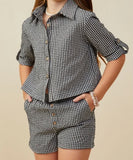 Seersucker Checkered Set