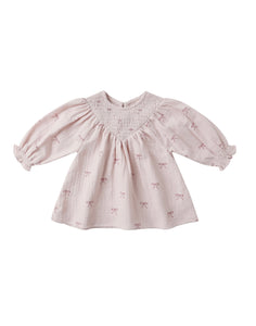 Bows Smocked Dress