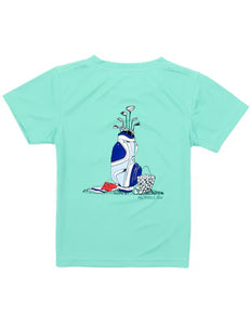 Golf Clubs Performance Tee- Soft Green