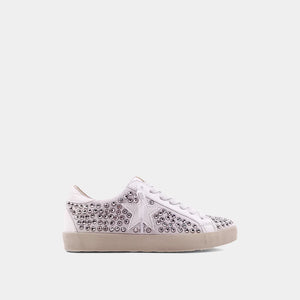 Light Grey Rock Star Kids Sneakers