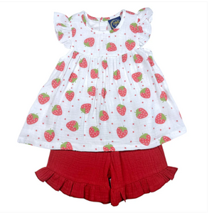 Strawberries Short Set