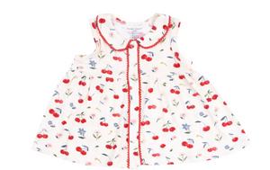 Watercolor Cherries Peter Pan Dress