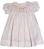 Embroidered Dress W/ Colorful Flowers