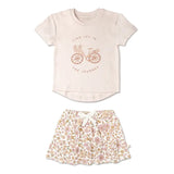 Summer Garden Graphic Tee & Skort Set