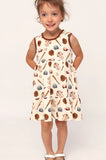 Baseball Twirl Dress W/ Pockets