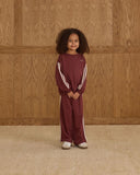 Burgundy Sweatshirt + Track Pant