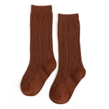 Cable Knit Knee High Socks