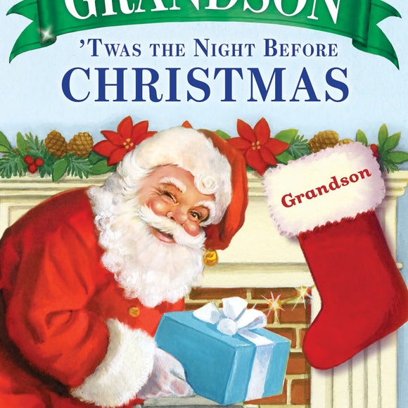 Grandson Twas the Night Before Christmas Book