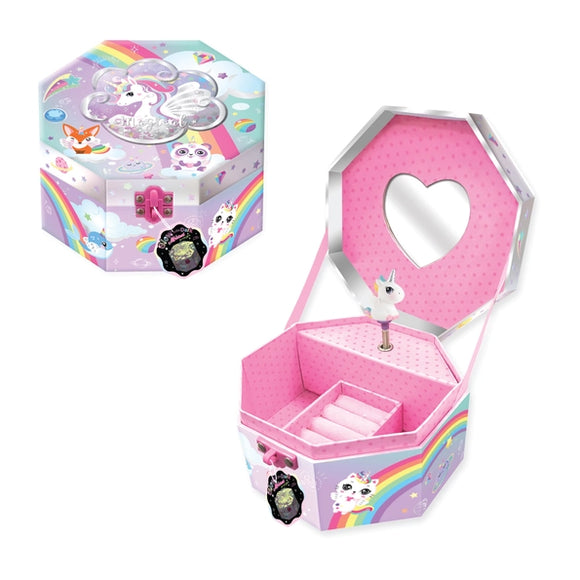 Glow in the Dark- Unicorn Musical Jewelry Box