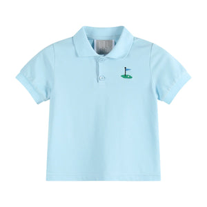 Light Blue Golf Hole Shirt