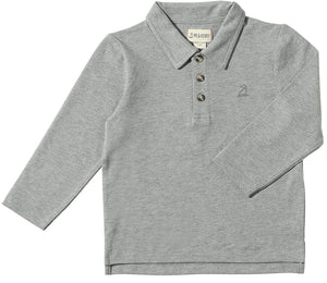 Grey Spencer Pique Polo